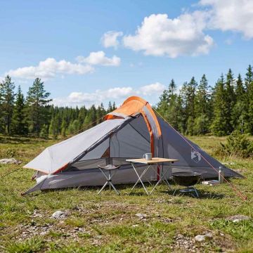 Tenda da backpacking 2 persona Grigio e arancione