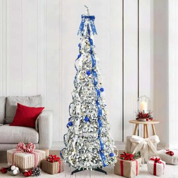 Albero di Natale artificiale Bianco 210 cm PVC