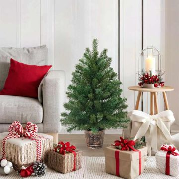 Albero di Natale artificiale Verde 95 cm PVC, PE e acciaio