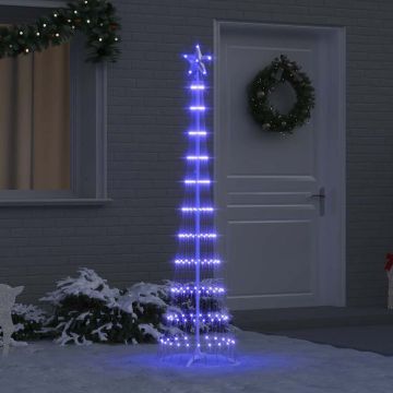 Albero di Natale LED Blu 51 x 51 x 190 cm Metallo
