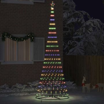 Albero di Natale LED Multicolore 399 cm Metallo