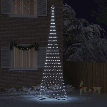 Albero di Natale LED Bianco freddo 500 cm Metallo