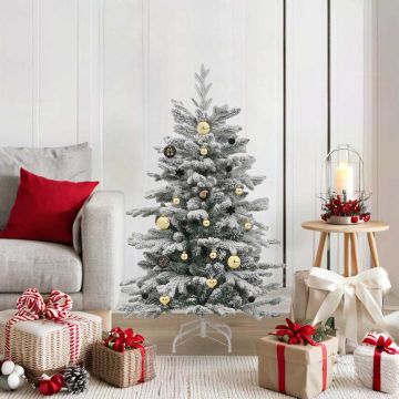 Set di Palle di Natale 40 pz Nero e Oro Ø 6 cm Plastica