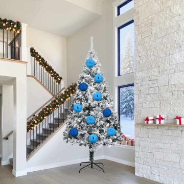 Set di palline di Natale XXL 3 pz Blu Ø 25 cm Plastica