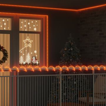 Luce a corda con luci di corda Bianco caldo 50 m PVC