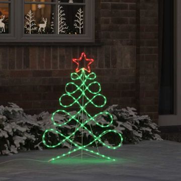 Luci a forma di albero di Natale Multicolore 78 x 58 cm PVC