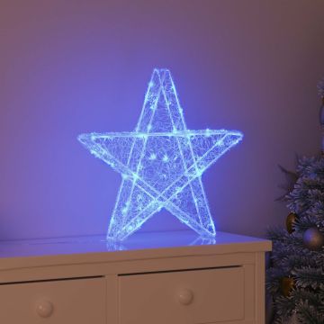 Stella 3D 50 LED Blu 55 x 53.5 x 10 cm Acrilico