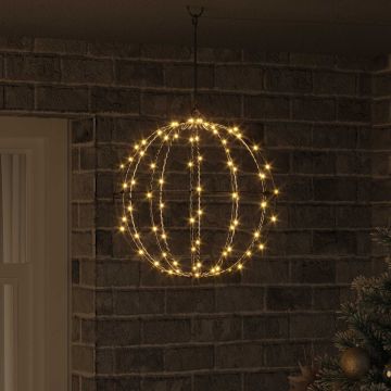 Palla Bianco caldo 40 x 40 x 42 cm Metallo 120 LED