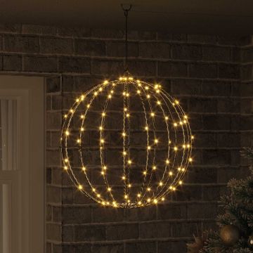 Palla Bianco caldo 50 x 50 x 52 cm Metallo 160 LED