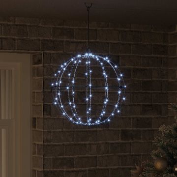 Palla Bianco freddo 40 x 40 x 42 cm Metallo 120 LED