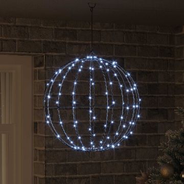 Palla Bianco freddo 50 x 50 x 52 cm Metallo 160 LED