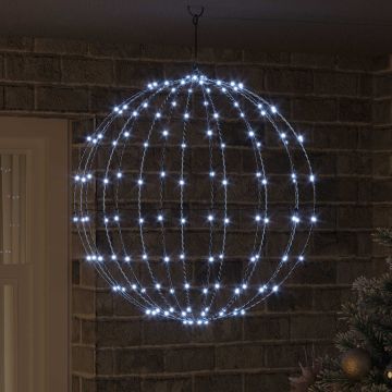 Palla Bianco freddo 60 x 60 x 62 cm Metallo 192 LED