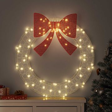 Corona 80 LED Bianco caldo 92 x 92 x 9,5 cm Acrilico