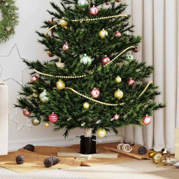Supporto per Albero di Natale Nero 50 x 50 x 16 cm