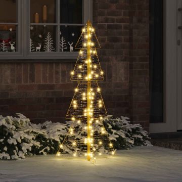 Albero di Natale 100 LED Bianco caldo 120 cm PET