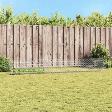 Gabbia per Conigli Argento 430 x 55 x 55 cm Acciaio zincato