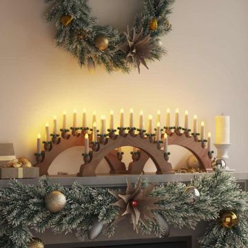 Arco di Candele di Natale con 10 Candele LED 3 pz LED