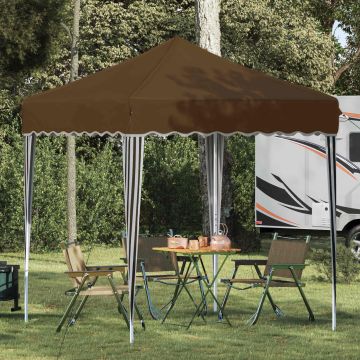 Tenda per feste a pop-up 195 x 195 x 245 cm Tortora