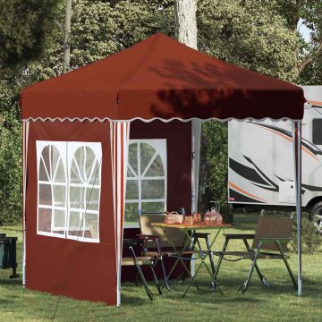 Tenda per feste a pop-up 195 x 195 x 245 cm Terracotta