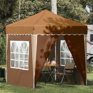 Tenda per feste a pop-up 195 x 195 x 245 cm Beige