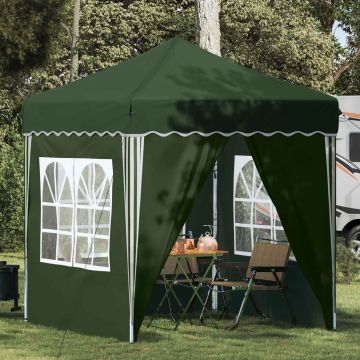Tenda per feste a pop-up 195 x 195 x 245 cm Verde