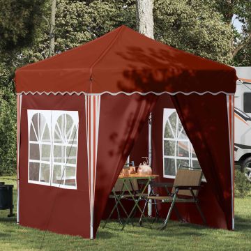 Tenda per feste a pop-up 195 x 195 x 245 cm Terracotta