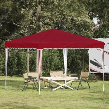 Tenda per feste a pop-up 288 x 288 x 245 cm Borgogna