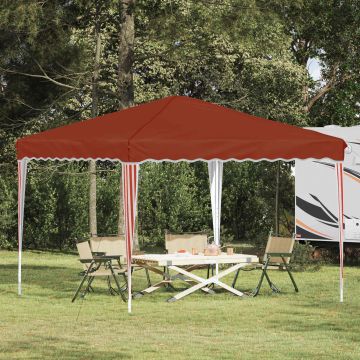Tenda per feste a pop-up 288 x 288 x 245 cm Terracotta