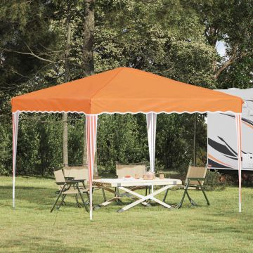 Tenda per feste a pop-up 288 x 288 x 245 cm Arancione
