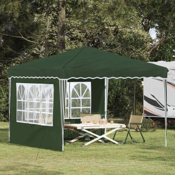 Tenda per feste a pop-up 288 x 288 x 245 cm Verde