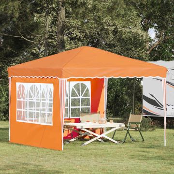 Tenda per feste a pop-up 288 x 288 x 245 cm Arancione