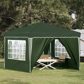 Tenda per feste a pop-up 288 x 288 x 245 cm Verde