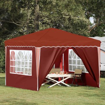 Tenda per feste a pop-up 288 x 288 x 245 cm Terracotta