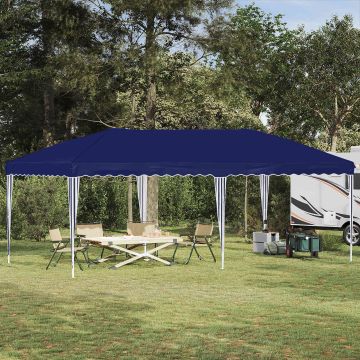 Tenda per feste a pop-up 575 x 290 x 245 cm Blu