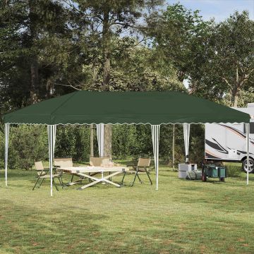 Tenda per feste a pop-up 575 x 290 x 245 cm Verde