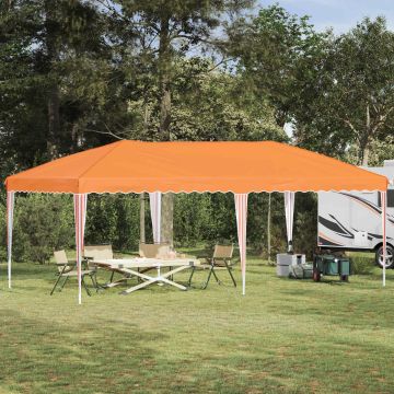 Tenda per feste a pop-up 575 x 290 x 245 cm Arancione