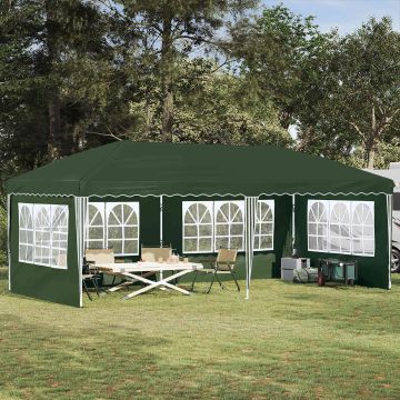 Tenda per feste a pop-up 575 x 289 x 245 cm Verde