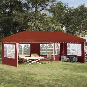 Tenda per feste a pop-up 575 x 289 x 245 cm Terracotta