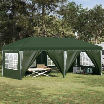 Tenda per feste a pop-up 575 x 288 x 245 cm Verde