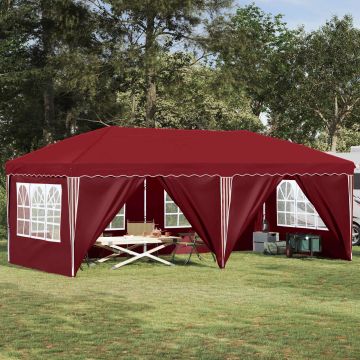 Tenda per feste a pop-up 575 x 288 x 245 cm Borgogna