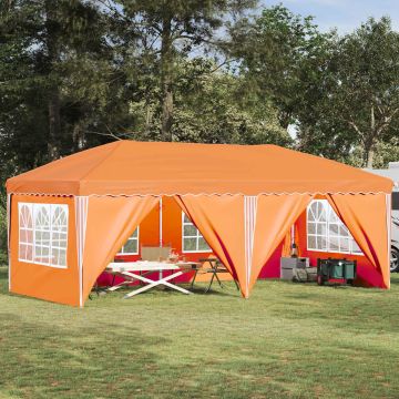 Tenda per feste a pop-up 575 x 288 x 245 cm Arancione