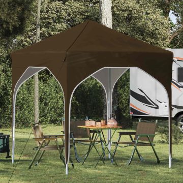 Tenda per feste a pop-up 194 x 194 x 245 cm Tortora