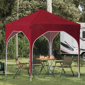 Tenda per feste a pop-up 194 x 194 x 245 cm Borgogna