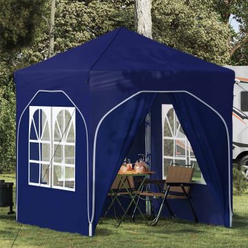 Tenda per feste a pop-up 192 x 192 x 245 cm Blu