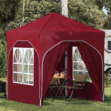 Tenda per feste a pop-up 192 x 192 x 245 cm Borgogna