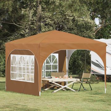 Tenda per feste a pop-up 290 x 290 x 245 cm Beige