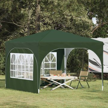 Tenda per feste a pop-up 290 x 290 x 245 cm Verde