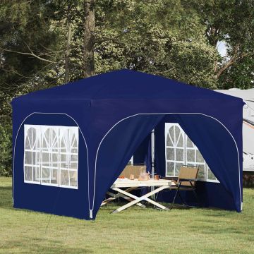 Tenda per feste a pop-up 290 x 290 x 245 cm Blu
