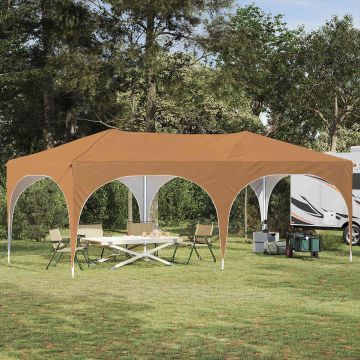 Tenda per feste a pop-up 575 x 288 x 245 cm Beige