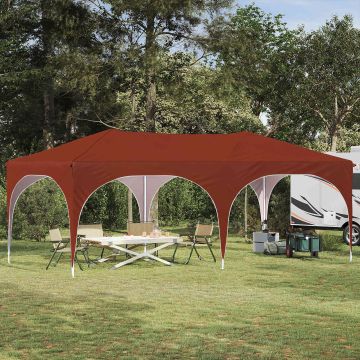 Tenda per feste a pop-up 575 x 288 x 245 cm Terracotta
